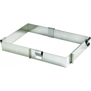 Cadre à Pâtisserie Extensible Grand Modèle 33 x 59 cm Cadre à Pâtisserie Extensible Grand Modèle 33 x 59 cm