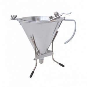 Entonnoir à piston KWIK PRO Inox 1.5 L De Buyer Entonnoir à piston KWIK PRO Inox 1.5 L De Buyer