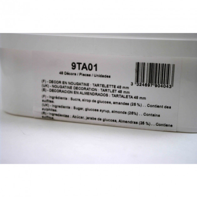 Tartelette en nougatine x 48