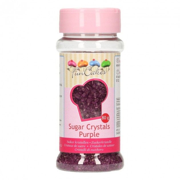 Sucre colore Violet 80g Funcakes