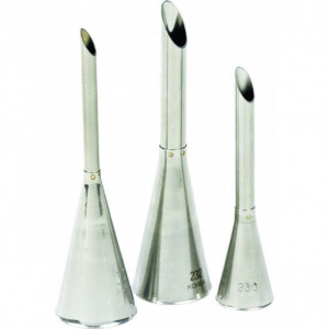 Lot de 3 Douilles à Garnir les Choux Inox Lot de 3 Douilles à Garnir les Choux Inox