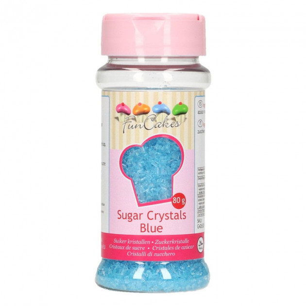 Sucre colore Bleu ciel 80g Funcakes