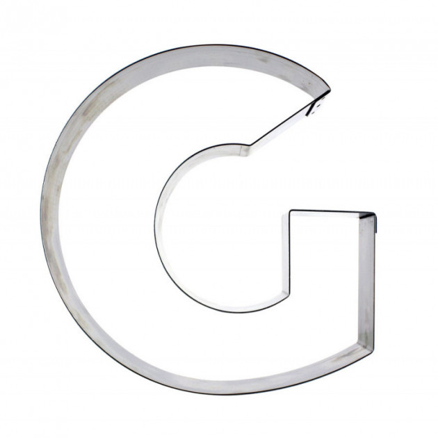FIN DE SERIE Lettre inox G Moule-Decoupoir Gobel