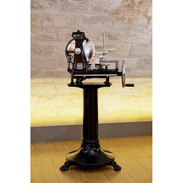 Trancheuse a Jambon Manuelle Retro Noir 300 mm Wismer