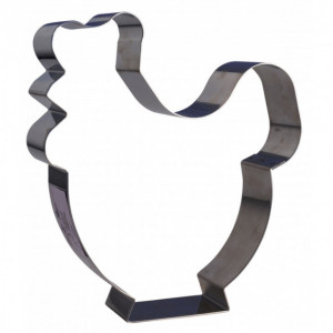 Cercle Inox Poule 9,5 x 9 cm x H 3 cm - Découpoir Gobel Cercle Inox Poule 9,5 x 9 cm x H 3 cm - Découpoir Gobel