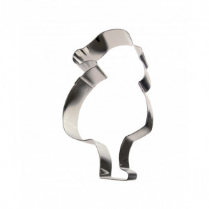 Cercle Père Noël Inox 10 x 6,5 cm x H 3 cm Gobel