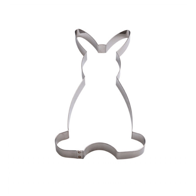 Grand sable lapin. moule et decoupoir inox Gobel