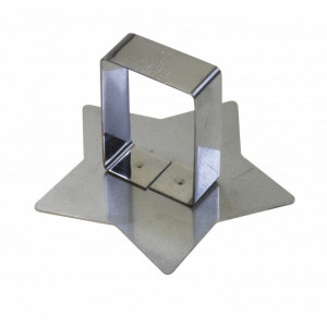 FIN DE SERIE Poussoir Etoile inox 78 x 78 mm - Gobel FIN DE SERIE Poussoir Etoile inox 78 x 78 mm - Gobel