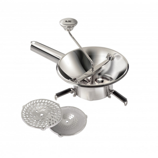 Moulin à Légumes 20 cm Inox, 3 grilles :achat, vente - Cuisine Addict