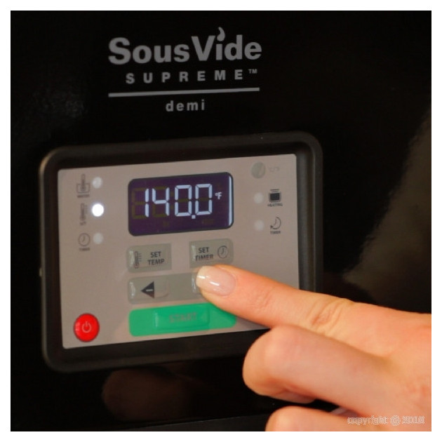 Machine pour Cuisson Sous Vide 8.7L Noir Supreme Machine pour Cuisson Sous Vide 8.7L Noir Supreme