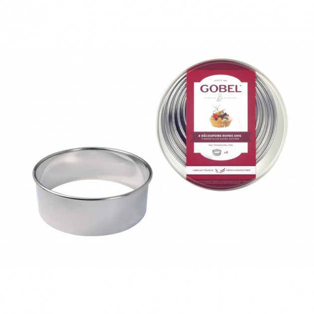 Decoupoirs ronds inox. diametre 30 a 100 mm. Gobel