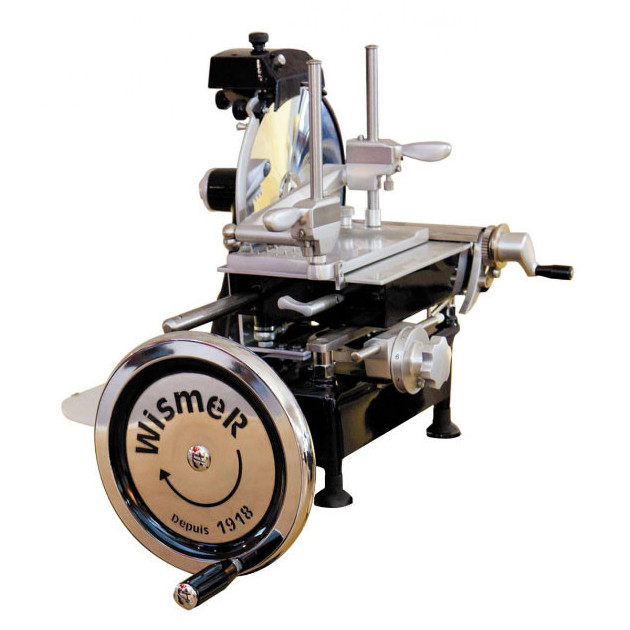 Trancheuse a Jambon Manuelle Retro Noir 250 mm Wismer