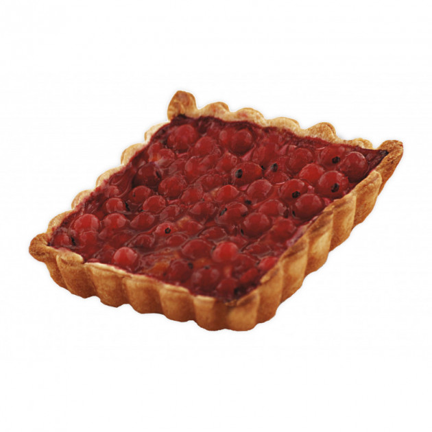 Tartelette aux groseilles realisee grace au moule a tartelette carree Gobel Tartelette aux groseilles realisee grace au moule a tartelette carree Gobel