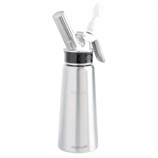 SIPHON CREME CHANTILLY PROFESSIONNEL INOX-0.5 LITRE