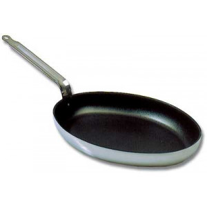 Poêle anti-adhésive ovale 36cm professionnelle