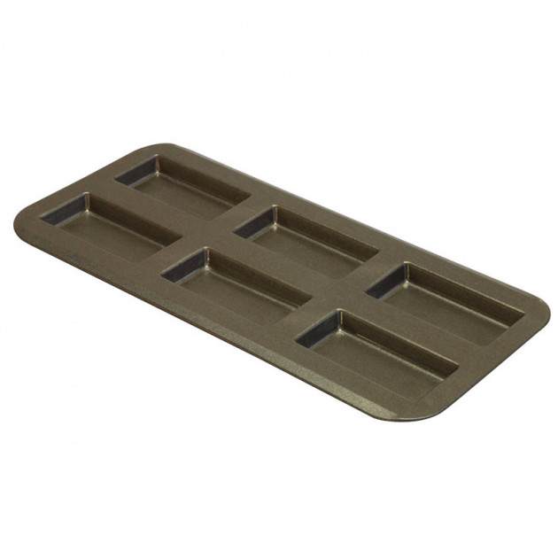 Moule a Financier 6 empreintes 9.8 x 4.8 cm Anti-adherent Gobel Moule a Financier 6 empreintes 9.8 x 4.8 cm Anti-adherent Gobel