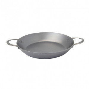 Plat à paella à 2 anses inox 32 cm Minéral B Element de Buyer Plat à paella à 2 anses inox 32 cm Minéral B Element de Buyer