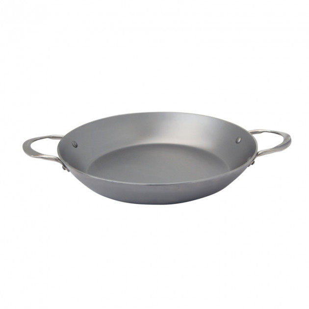 Plat a paella a 2 anses inox 32 cm Mineral B Element de Buyer