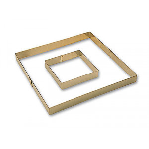 Cadre carré à entremets 33 x 33 cm Cadre carré à entremets 33 x 33 cm
