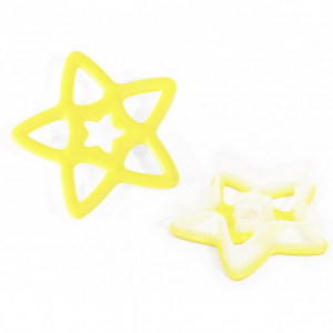 FIN DE SERIE Emporte Pièce Etoile en Plastique 10 cm (x1) FIN DE SERIE Emporte Pièce Etoile en Plastique 10 cm (x1)