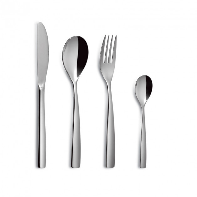 Set de 3 couteaux de table inox 18% - 23 cm