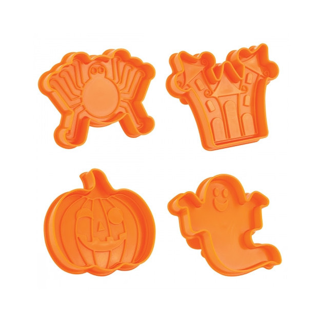 4 emporte-pieces dans le kit je fais mes Biscuits Halloween
