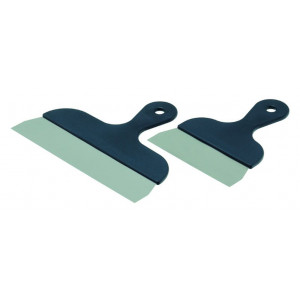 Spatule en inox manche plastique de 27 cm pour la pâtisserie Spatule en inox manche plastique de 27 cm pour la pâtisserie