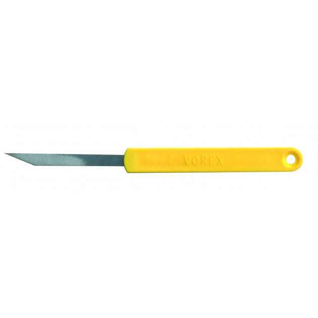 Lame de boulanger droite jaune en inox