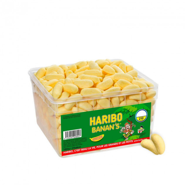 Banan's x 210 - BoÃ®te Bonbon Haribo