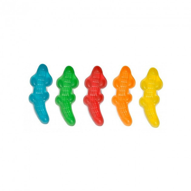 Differents coloris de Crocodiles Haribo