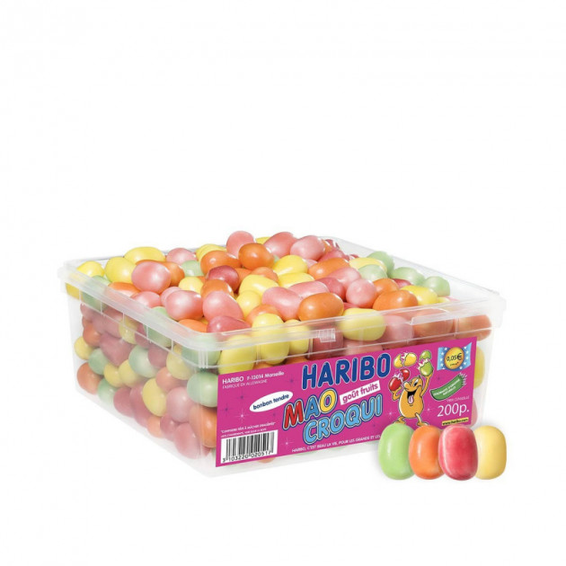 Mao Croqui Fruits x 200 - BoÃ®te Bonbon Haribo