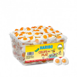 Oeufs au plat x 210 - Boîte Bonbon Haribo Oeufs au plat x 210 - Boîte Bonbon Haribo