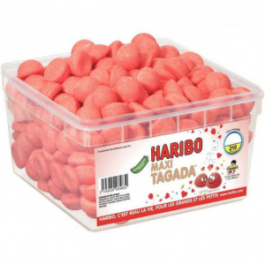 HARIBO Happy Life Assortiment de Bonbons Gélifiés Sachet Vrac, 2kg & Tagada  - Bonbons Arômatisés à la Fraise - Boîte de 210 Bonbons - 1050 gr :  : Epicerie