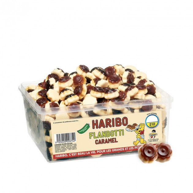 Flanbotti Caramel x 210 - BoÃ®te Bonbon Haribo