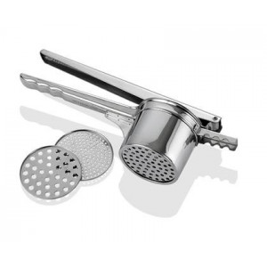 Presse Purée à levier inox 3 grilles Presse Purée à levier inox 3 grilles