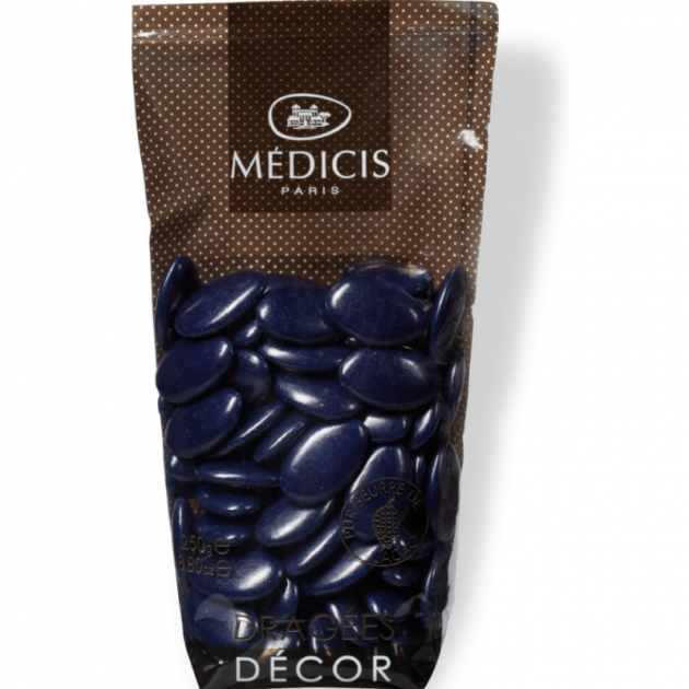Dragees Chocolat Bleu Marine 250g Medicis&#8203