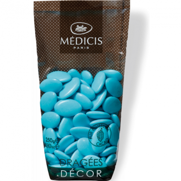 Dragees Chocolat Bleu Turquoise 250g Medicis