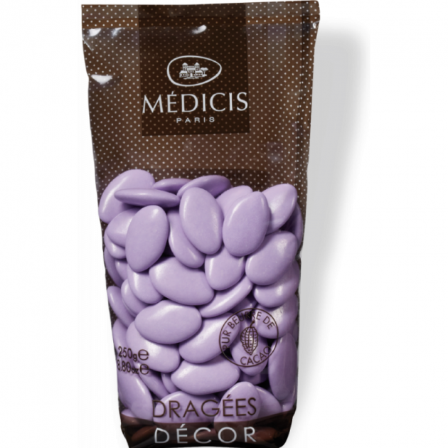 Dragees Chocolat Mauve 250g Medicis