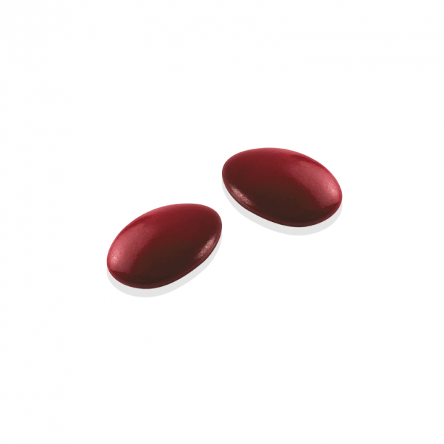 2 Dragees Prune en forme d'amande 2 Dragees Prune en forme d'amande