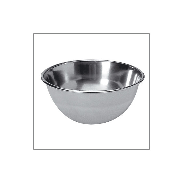 Bassine cul de poule 1/2 ronde inoxydable Bassine cul de poule 1/2 ronde inoxydable