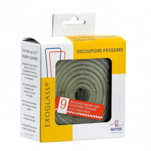 Découpoirs Ronds Cannelés Pairs Exoglass (Boîte de 9) Découpoirs Ronds Cannelés Pairs Exoglass (Boîte de 9)
