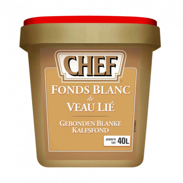 Fonds blanc de veau lie 40L 800g CHEF