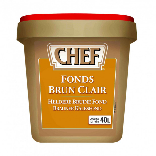 Fonds brun clair 40L 800g CHEF