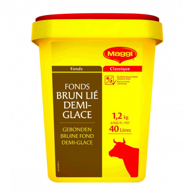 Fonds brun lie 1/2 glace 40L 1200g Maggi