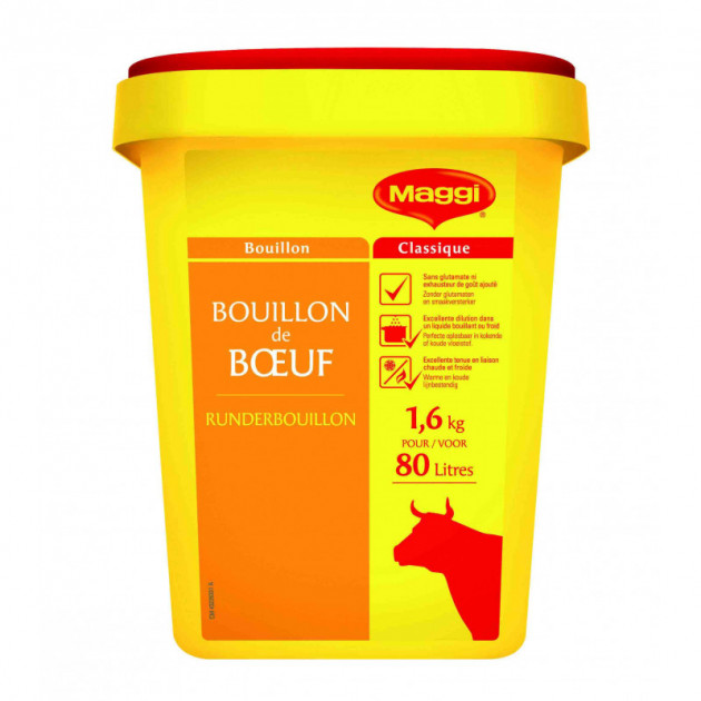 Bouillon de bÅ“uf 80L 1600g Maggi