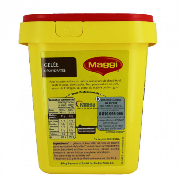 Gelee Maggi deshydratee