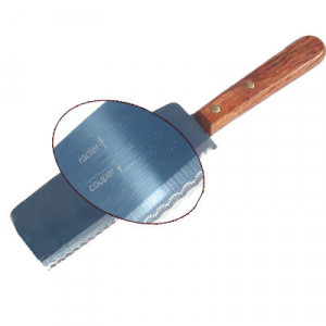 Couteau à Raclette microdenté
