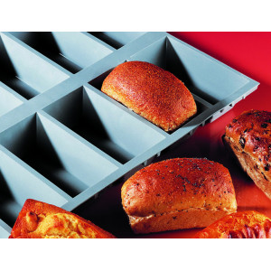 Elastomoule à Cake - 9 empreintes 30 x 17,6 cm - Silicone de Buyer Elastomoule à Cake - 9 empreintes 30 x 17,6 cm - Silicone de Buyer
