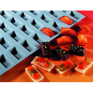 Elastomoule Financier - 25 empreintes 30 x 17,6 cm - Silicone de Buyer Elastomoule Financier - 25 empreintes 30 x 17,6 cm - Silicone de Buyer