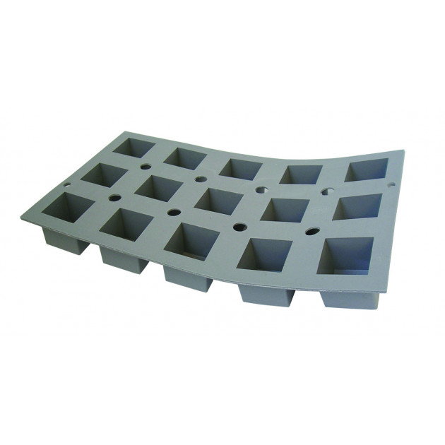 Elastomoule mini-Cube - 15 empreintes 30 x 17.6 cm - Silicone de Buyer